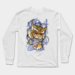 Graffiti tiger Long Sleeve T-Shirt
